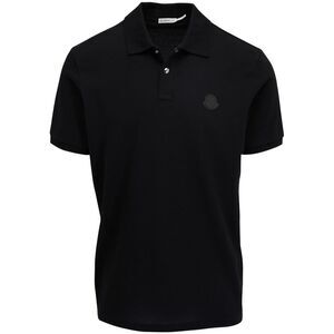 Moncler Black Polo Shirts Men